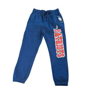 NFL Patriots Navy Joggers with Red Logo unisex small